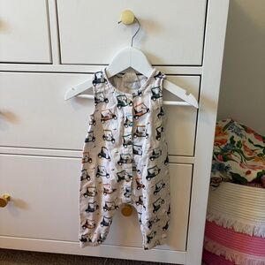 Siix Golf Cart Organic Cotton Romper 3-6 Months